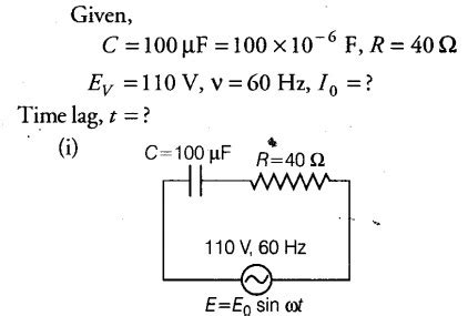 What is the maximum current in the circuit? - CBSE Class 12 Physics ...