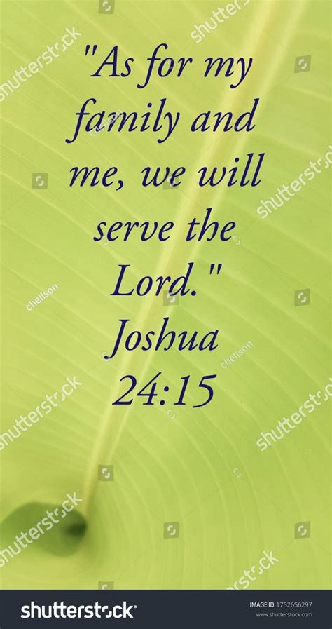 Bible Verse About Family Blessings Banana Stock Photo 1752656297 ...