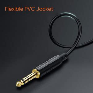 CableCreation 6 Feet 6.35mm 1/4" TRS to 6.35mm 1/4" TRS Balanced Stereo ...