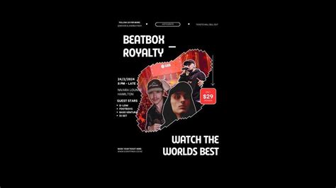 A NIGHT OF BEATBOX ROYALTY - DLOW X FOOTBOXG X BASS VENTURA, Nivara ...