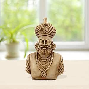 Buy Handicrafts Paradise Royal King Bust Showpiece for Home Decor 8 ...