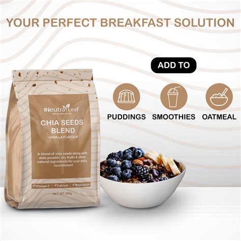 Chia seeds health benefits | flavoured chia seeds |vanilla chia seeds ...