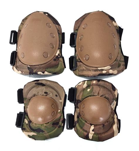 Sports Tactical Combat Knee & Elbow Protective Pads Cycling/Bike/Skate ...