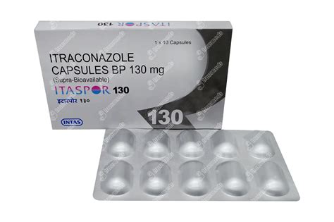 Itaspor 130 Mg Capsule 10 - Uses, Side Effects, Dosage, Price | Truemeds