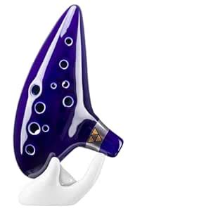 PERLMAN Zelda Ocarina, 12-Hole Alto C Ceramic Ocarina Starter Kit with ...
