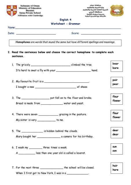 Image result for Homophones Break Brake Worksheet