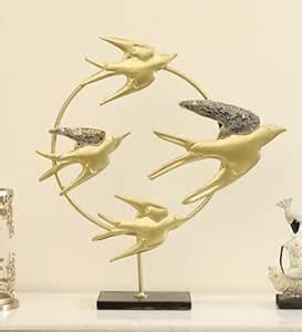 vedas Exports Iron Multicolour Shine Flying Bird Showpiece Home Decor ...
