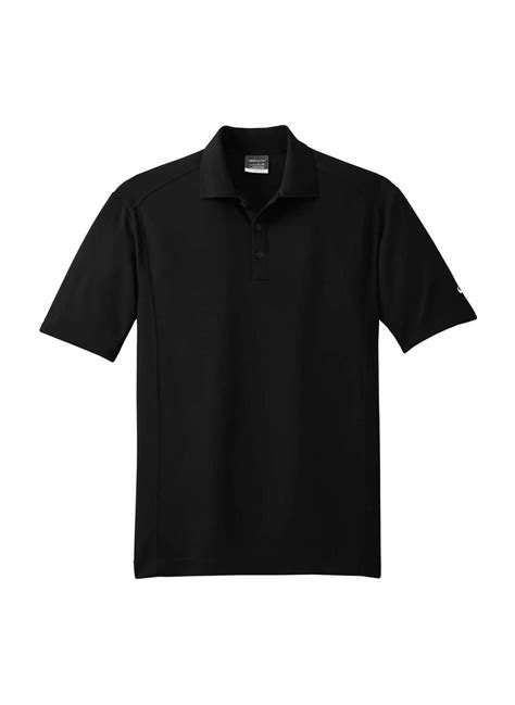 Embroidered Polo Shirt | Nike Black Men's Dri-FIT Classic Polo