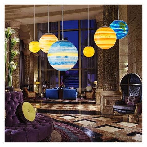 Buy Chandelier Nine Planets Solar System Planet Chandelier Outdoor ...