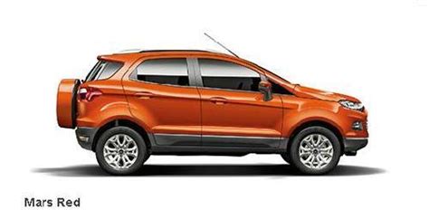 Ford EcoSport Car Colours | 16 Ford EcoSport Colors Available in India
