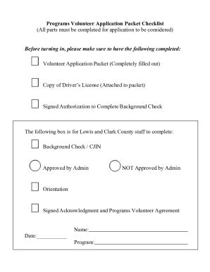 Fillable Online FAMILY SERVICE LEAGUE VOLUNTEER PACKET ... Fax Email ...