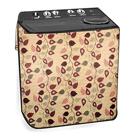 The Furnishing Tree PVC Washing Machine Cover semi Automatic Compatible ...