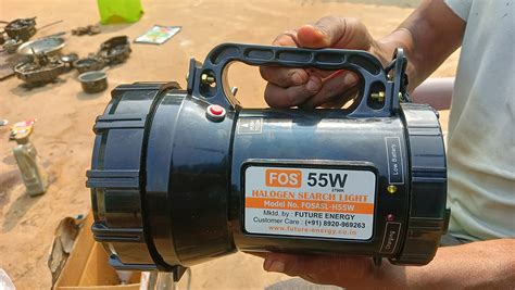 FOS Army Search Light 55W Halogen (Warm White 2700K) Heavy Duty ...