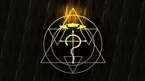 Fullmetal Alchemist HD Wallpaper: Alchemical Symbol of Power