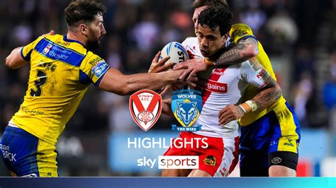 St Helens 12-14 Warrington Wolves | Super League highlights | Rugby ...