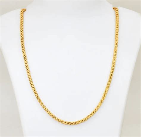 Medium Big Floret Chain 24 Inches - W11941 – Diya Designer Jewellery