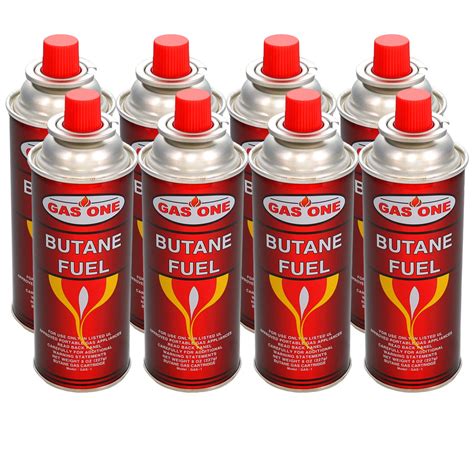 Buy One one Butane - Set of 8 - Fuel Canisters - 8 Cans Online at ...
