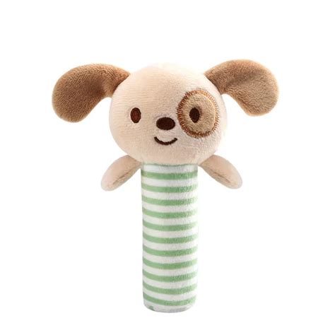Puppy Brown Easy Grip Hand Rattle Toy - EKJB0015 – Extrokids