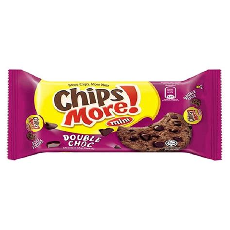 Chips More Double Choc Chocolate Chip Cookies 153gm – glamshow