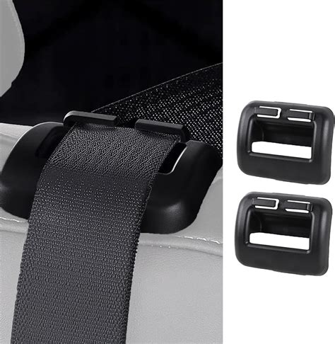 Amazon.com: Kutyun 2PCS Back Seats Belt Guide Holder, ABS Anti-Scratch ...