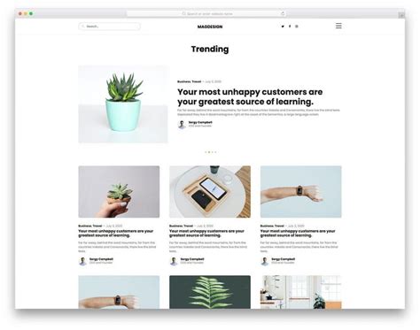 Image result for Bootstrap Blog Template Grid