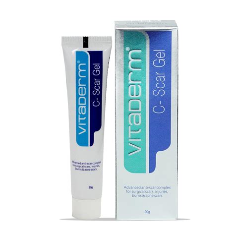 Vitaderm C Scar Gel (20gm) with Allium Cepa fades Surgical Scars ...