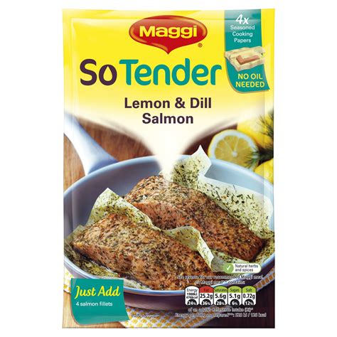 Buy Maggi So Tender Salmon Lemon Seasoned Cooking Paper 23g x 1 Online ...