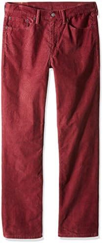 Levi's Men's 514 Straight Fit Corduroy Pant, Merlot Corduroy-Stretch ...