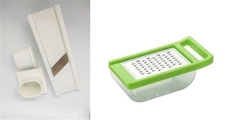 Combo of Slicer and Grater - Small & Handy - for Vegetables & Fruits ...