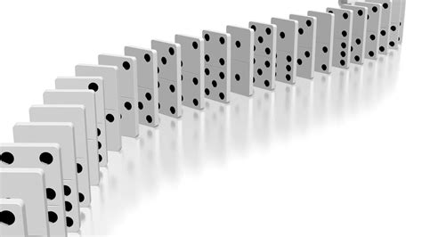 White Dominoes Falling
