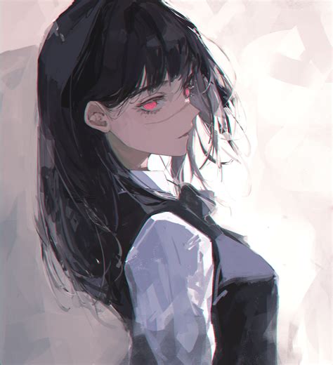 anime, Chainsaw Man, 96yottea, scars, red eyes, Mitaka Asa , HD ...