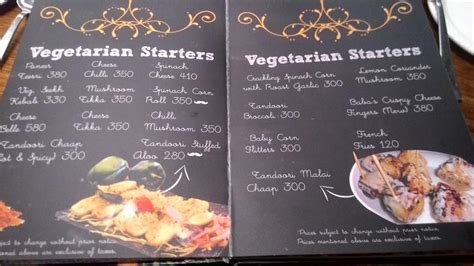 Menu at Baba Chicken South City River Side, Ludhiana