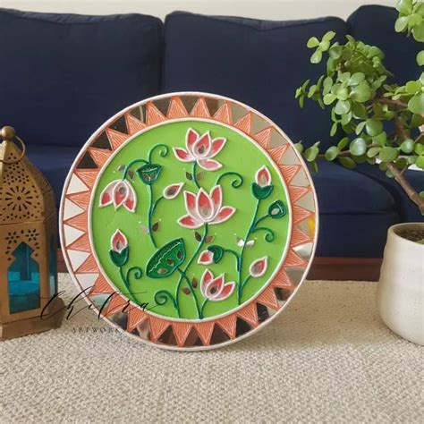 Buy Chitra Artworks_Mud Mirror Art Wall Decor| Wall Decoration(31cm X ...