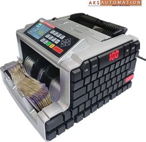 AKS AUTOMATION Mix Value With Side Display With UV/MG/IR/3D Sensor Fake ...