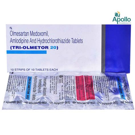 TRI OLMETOR 20MG TABLET Price, Uses, Side Effects, Composition - Apollo ...