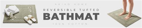 Amazon.in: Akiko Home: Cotton Reversible Bathmat