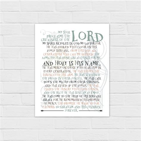 Magnificat Prayer Printable - Printable Word Searches