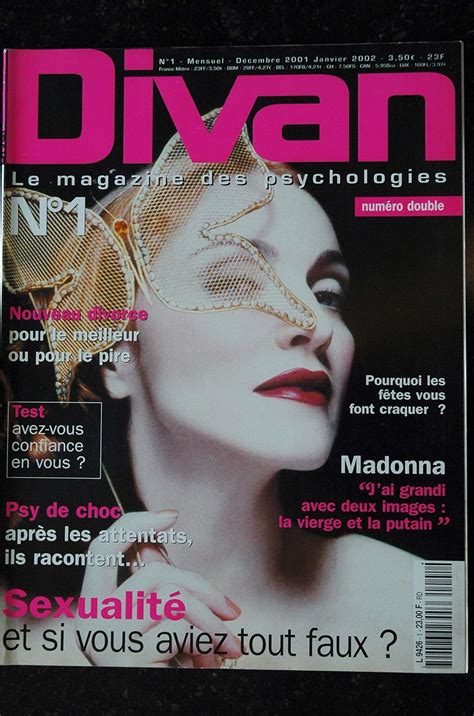 Amazon.in: Buy DIVAN 1 2001 DECEMBRE COVER MADONNA " J'AI GRANDI AVEC ...
