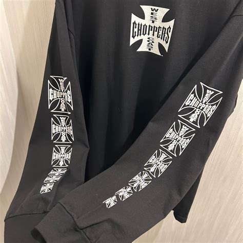 Dead Stock!! Early 2000s WEST COAST CHOPPERS L/S T-shirt | What’z up