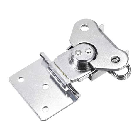 Buy uxcell 2.24-inch Iron Spring Loaded Butterfly Twist Latch Large ...