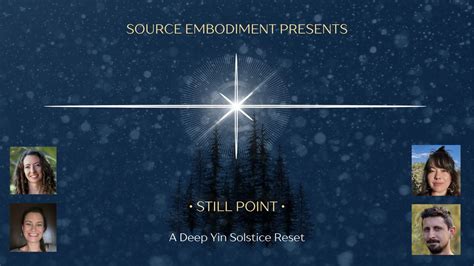Still Point: Group Energy Work & Sound Bath Attuned to the Winter ...