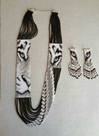 Black Tiger Bead Necklace Set – www.soosi.co.in