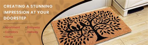 Buy Onlymat Coir Doormat for Entrance, Non Slip Door Rectangular Rug ...