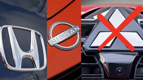 Honda Vs Mitsubishi Logos
