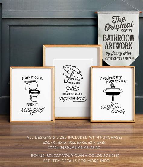 Funny Bathroom Signs Printable