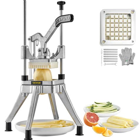 VEVOR Commercial Vegetable Fruit Chopper 1/2? Blade Heavy Duty Professional Food Dicer Kattex ...