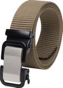 PROVOGUE Men Casual Beige Nylon Belt Cream - Price in India | Flipkart.com