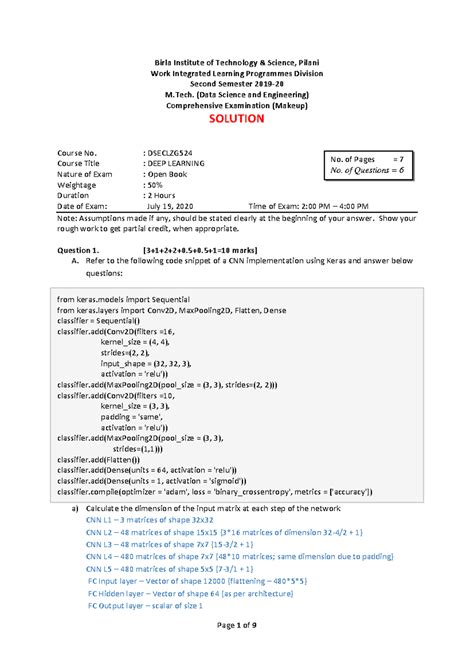 Solution Dseclzg 524 19-07-2020 EC3M - Birla Institute of Technology ...