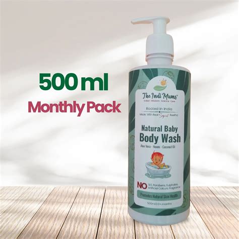 Buy Natural Baby Body Wash Online | Best Baby Body Wash – The Indi Mums