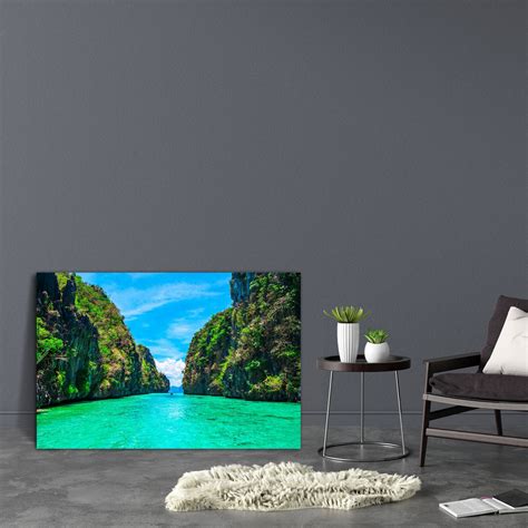 Tropical Landscape In Palawan, Philippines Canvas Painting Synthetic ...